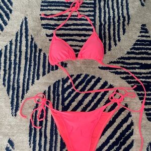 Vibrant Pink Bikini Set